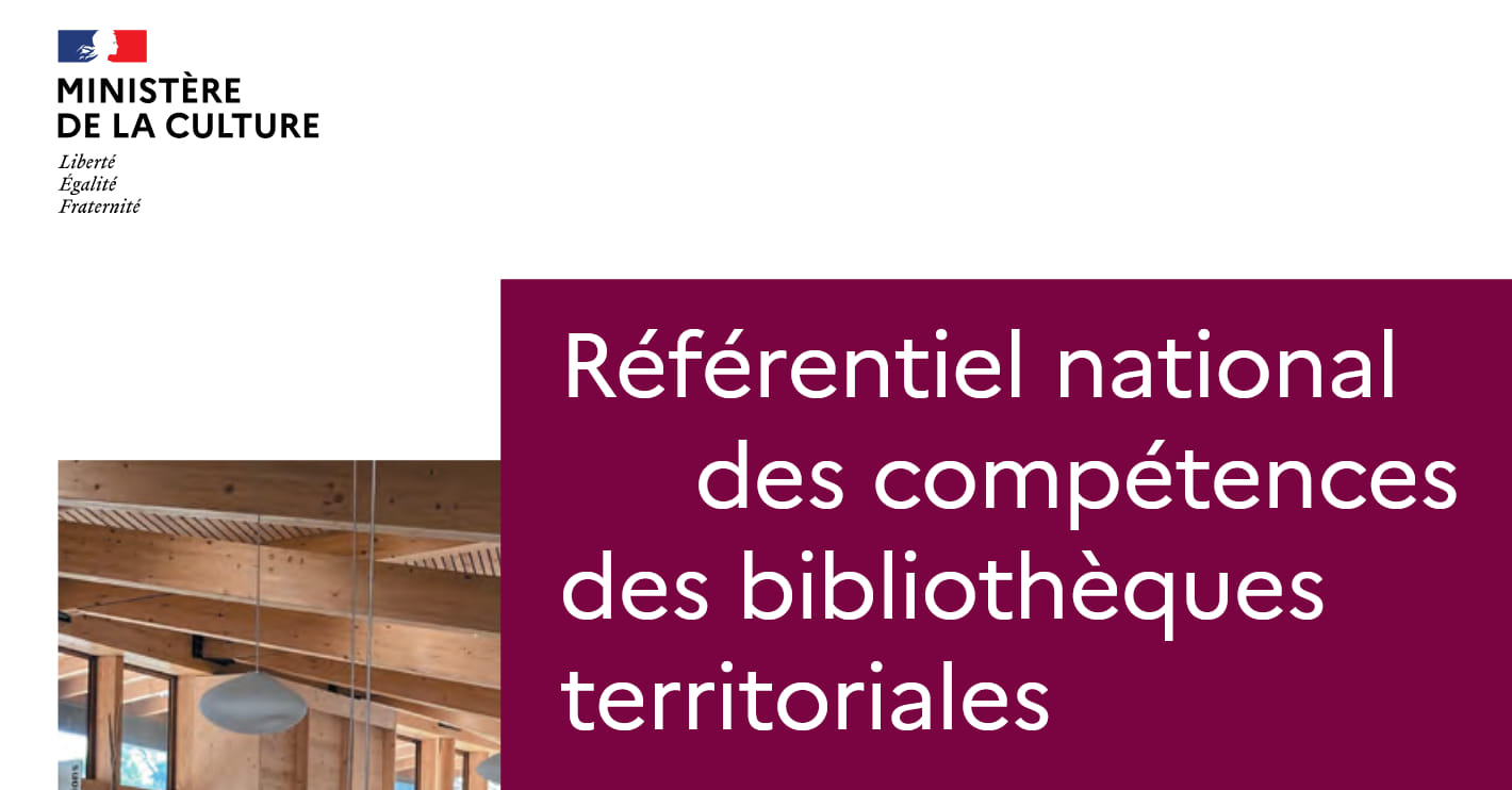 Référentiel national des compétences des bibliothèques territoriales 2025