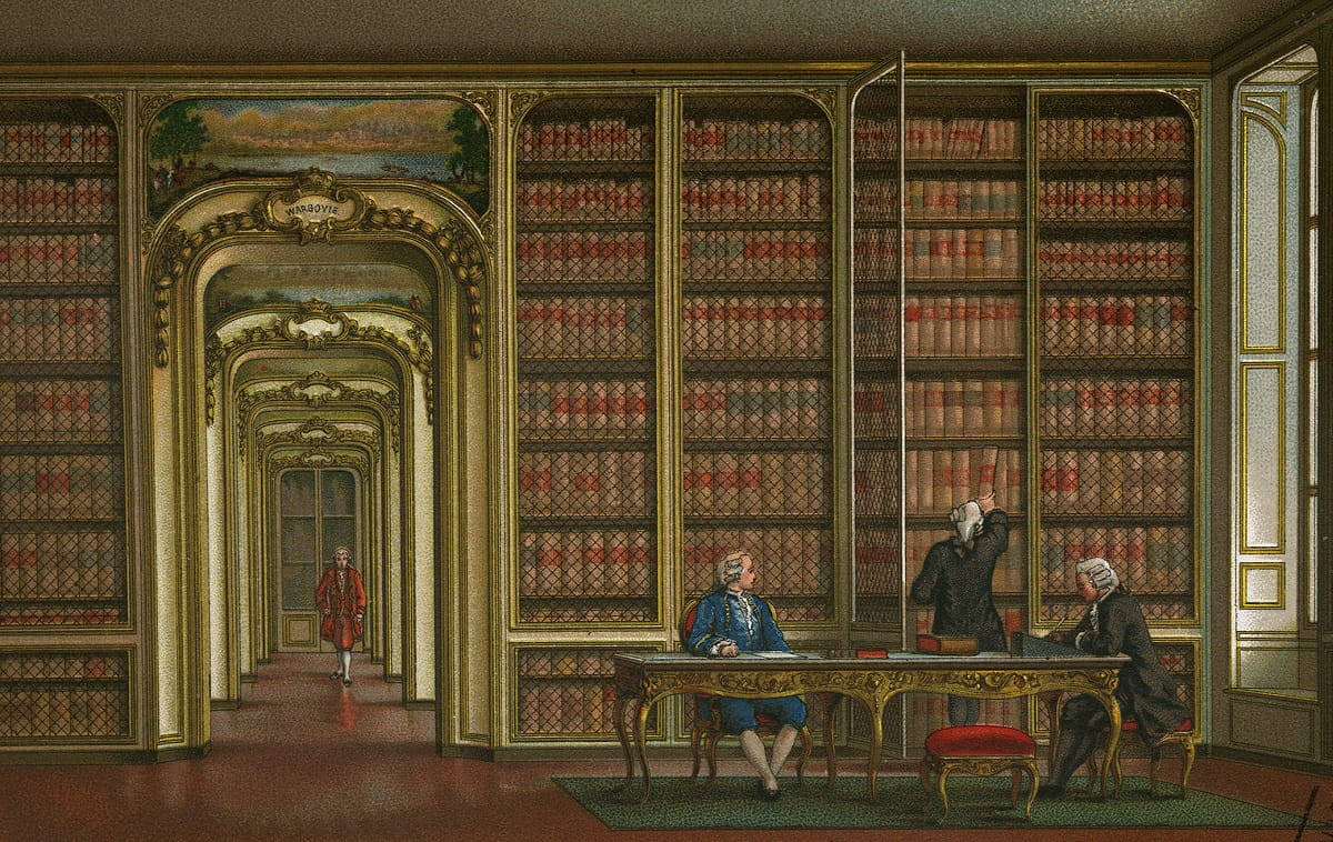 La bibliothèque Choiseul de Versailles