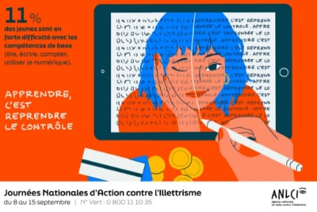 Journées nationales d’action contre l’illettrisme (JNAI), du 8 au 15 septembre 2025