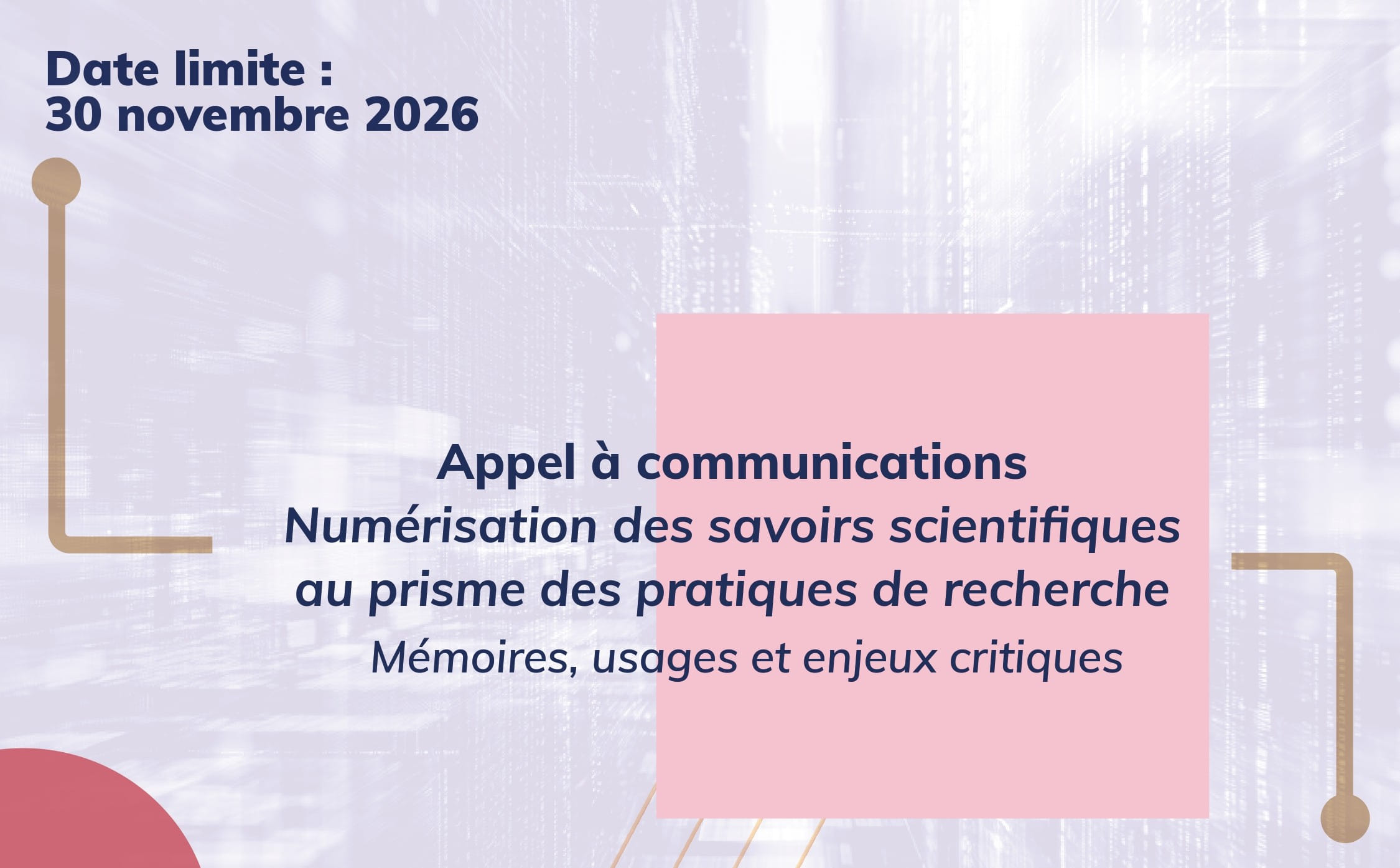 Affiche de l'évènement