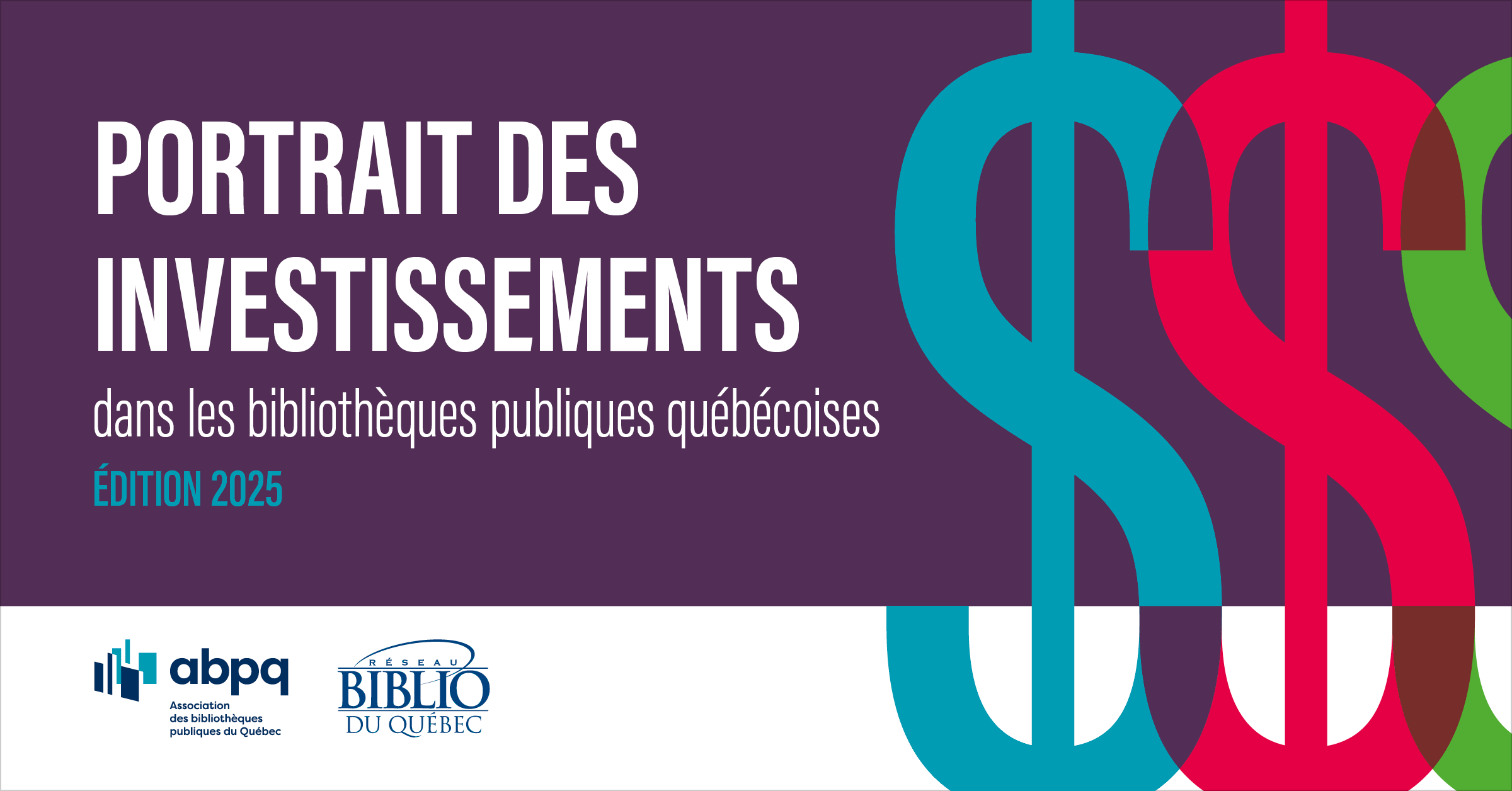 Portrait des investissements dans les bibliothèques publiques québécoises