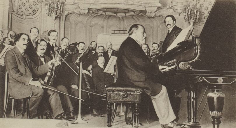 Pianiste et orchestre