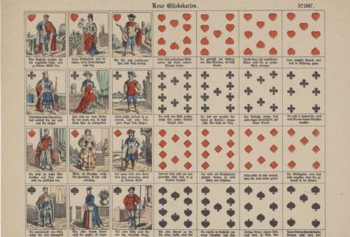 Jeu de cartes ancien - Neue Glückskarten, ALS.BH.482,2, coll. Bnu