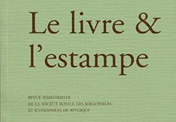 Revue Le livre & l’estampe
