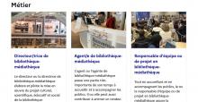 Fiches métiers de l’Onisep consacrées aux bibliothèques