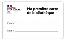 Ma première carte de bibliothèque